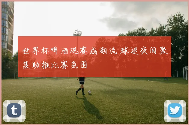 世界杯啤酒观赛成潮流 球迷夜间聚集助推比赛氛围